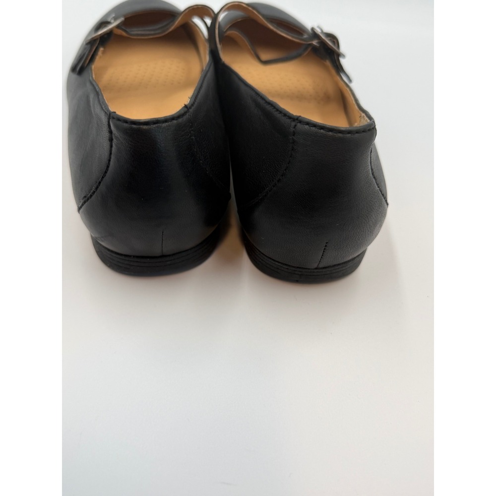 Dansko Leeza Black Leather Double Strap Mary Jane Flats Women EU 41 US 10.5-11 - Picture 7 of 9